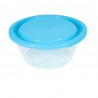 CUTII PLASTIC CU CAPAC 3/SET ROTUNDE 18CM (1/60)