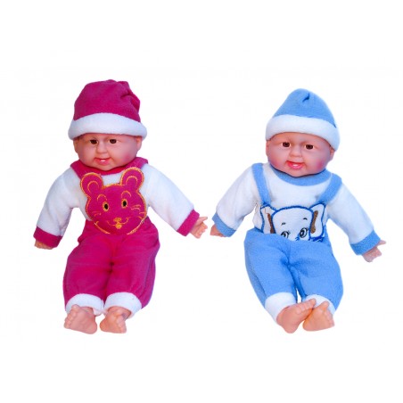 BEBE MUZICAL DIN MATERIAL TEXTIL 37CM 112 (1/100)