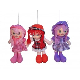 PAPUSA MUZICALA DIN MATERIAL TEXTIL 35CM (1/200)