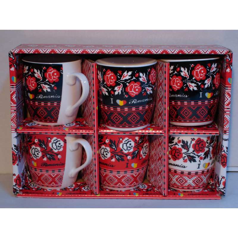 CANA CERAMICA 6/SET ROMANIA (1/16)