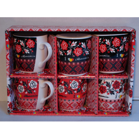 CANA CERAMICA 6/SET ROMANIA (1/16)