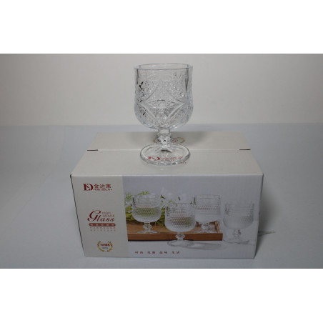 PAHARE CONIAC CU PICIOR 6/SET T609C,B, T607 (1/12)
