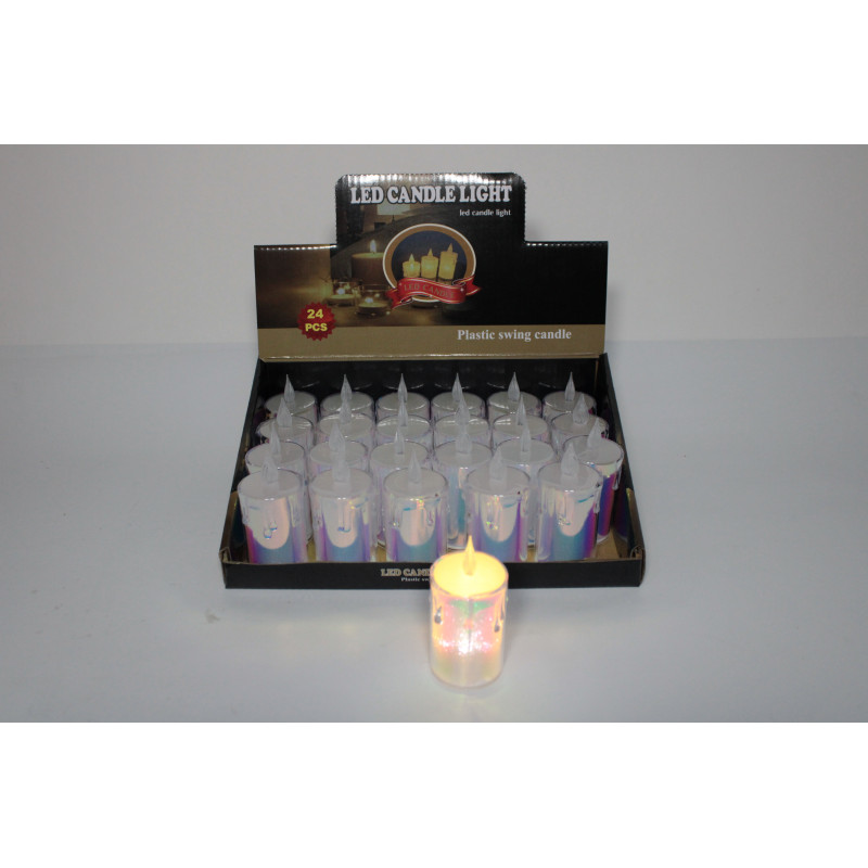 ORNAMENT LUMANARE CU LUMINA 8CM (24/960) ORNAMENT LUMANARE CU LUMINA 8CM (24/960)