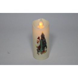 ORNAMENT LUMANARE PLASTIC MOS CRACIUN 11CM (12/480)