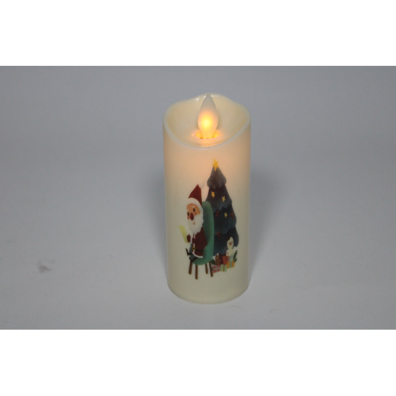 ORNAMENT LUMANARE PLASTIC MOS CRACIUN 11CM (12/480)