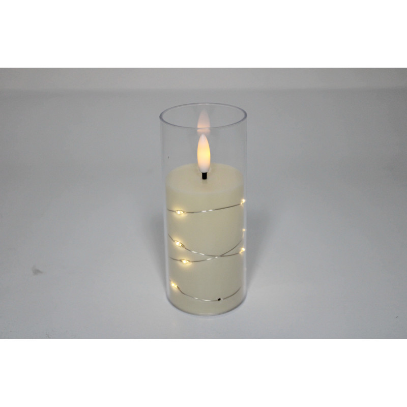 ORNAMENT PLASTIC LUMANARE 12,5CM CH872 (12/240)