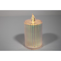 ORNAMENT LUMANARE CU LUMINA 5,8X13CM 6871-2 (12/288)