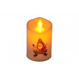 ORNAMENT LUMANARE PLASTIC MOS CRACIUN 7CM (12/480)