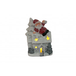 ORNAMENT CERAMIC CASUTA CU LUMINA KK25031 (1/72)