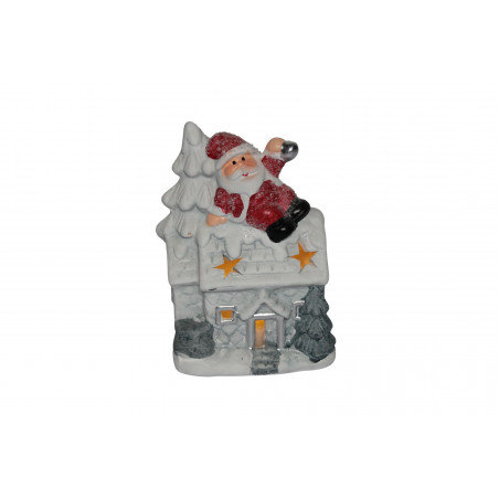 ORNAMENT CERAMIC CASUTA CU LUMINA KK25031 (1/72)