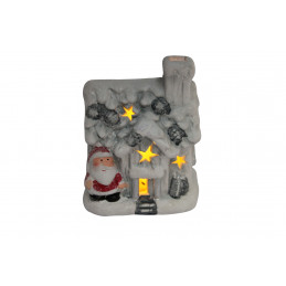 ORNAMENT CERAMIC CASUTA CU LUMINA 23015B (1/60)