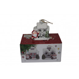 ORNAMENT CERAMIC CASUTA CU LUMINA 1701 (4/144)