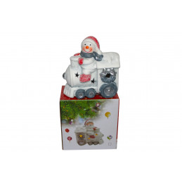 ORNAMENT CERAMIC MOS CU TRENULET KK25002 (1/72)