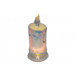ORNAMENT LUMANARE SIDEF CU LUMINA 11,5CM (12/240)