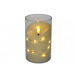 ORNAMENT PLASTIC LUMANARE 12,5CM CH871 (1/120)