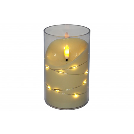 ORNAMENT PLASTIC LUMANARE 12,5CM CH871 (1/120)