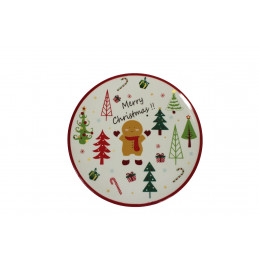 FARFURIE CERAMICA CRACIUN DYH86502B 20CM (1/36)