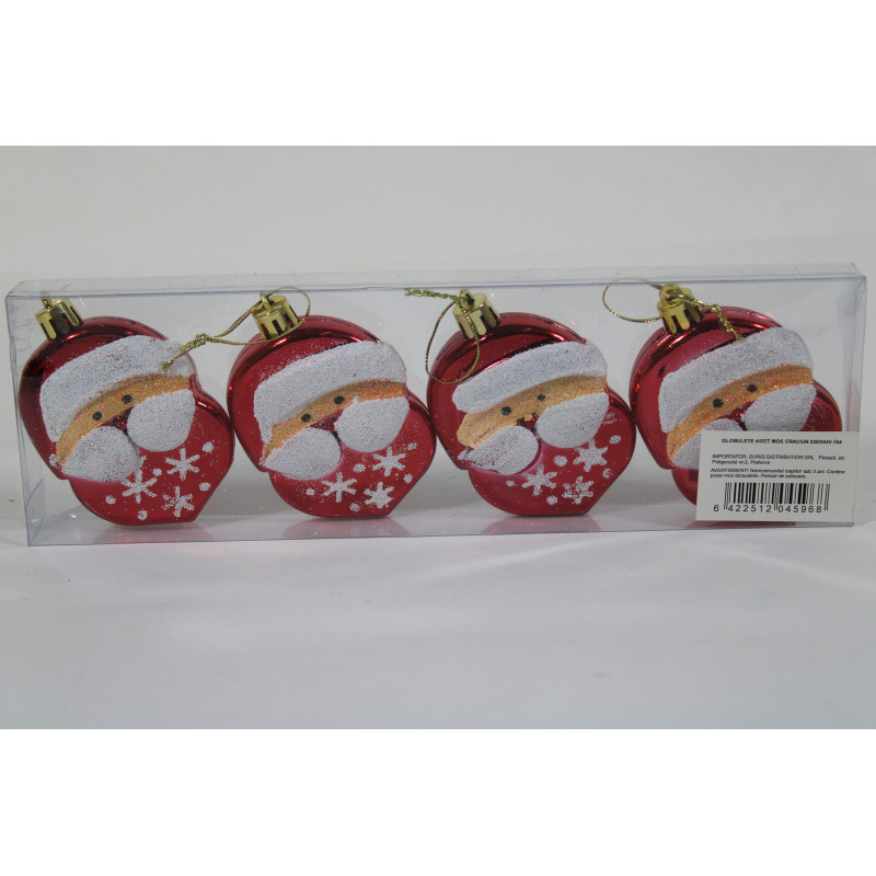 GLOBULETE 4/SET MOS CRACIUN 23ES04V-164 (1/280)