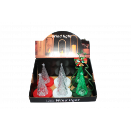 ORNAMENT BRADUT CU CLOPOTEI SI LUMINA 23CM 224-1 (6/