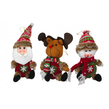 ORNAMENT MOS CRACIUN/REN/OM ZAPADA XD24134 ABC (1/24