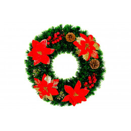 ORNAMENT CORONITA PLASTIC CU LUMINA G-522L 38CM (1/7