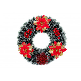 ORNAMENT CORONITA PLASTIC CU LUMINA G-522L 38CM (1/7