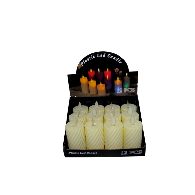 ORNAMENT LUMANARE CU LUMINA 5X9CM 925-16 (12/480)