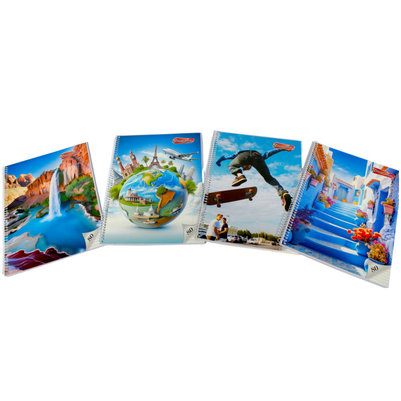 CAIETE A4 80 FILE SPIRA DICT CH (6/60)