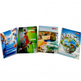 CAIETE A4 80 FILE SPIRA MATE CH (6/60)