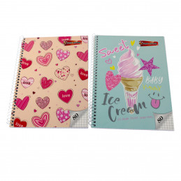 CAIETE A5 80 FILE SPIRA MATE CH (6/60)