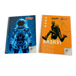 CAIETE A5 80 FILE SPIRA MATE CH (6/60)