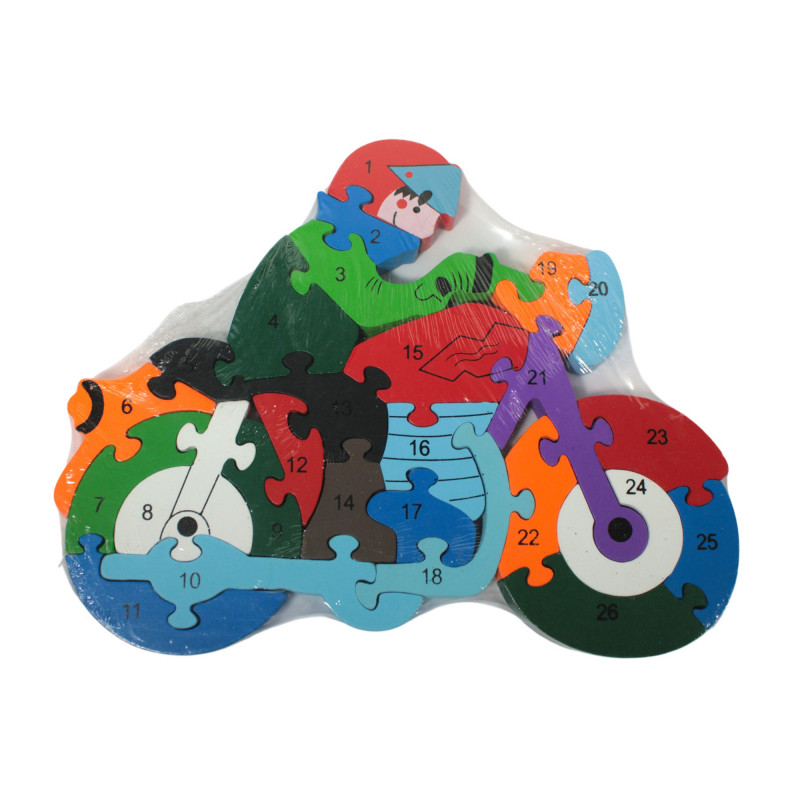 PUZZLE LEMN ANIMALE (1/72)