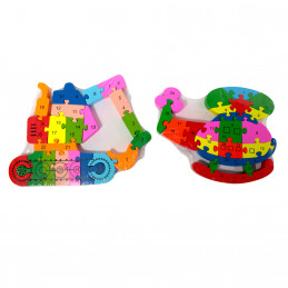 PUZZLE LEMN ANIMALE (1/72)