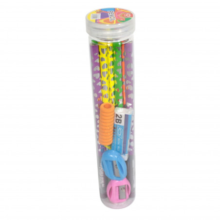 CREION TRIUNGHI CU GUMA 14 PIESE/TUB HW-127, 129 (24