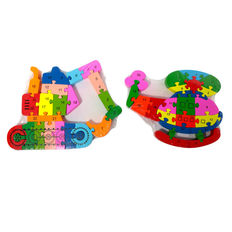 PUZZLE LEMN LA TIPLA (1/72)