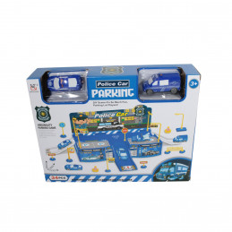SET PARCARE CU MASINUTE POLITIE LA CUTIE P668-182 (3