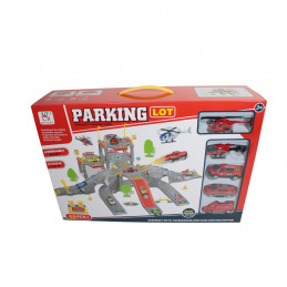 SET PARCARE CU MASINI POMPIERI LA CUTIE P668-210 (9/
