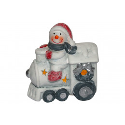 ORNAMENT CERAMIC MOS CU TRENULET KK25002 (1/72)