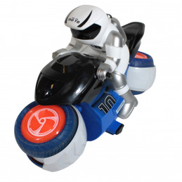 MOTOCICLIST CU RADIOC.+ACUMULATOR LA CUTIE 1840-6 (1