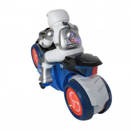 MOTOCICLIST CU RADIOC.+ACUMULATOR LA CUTIE 1840-6 (1